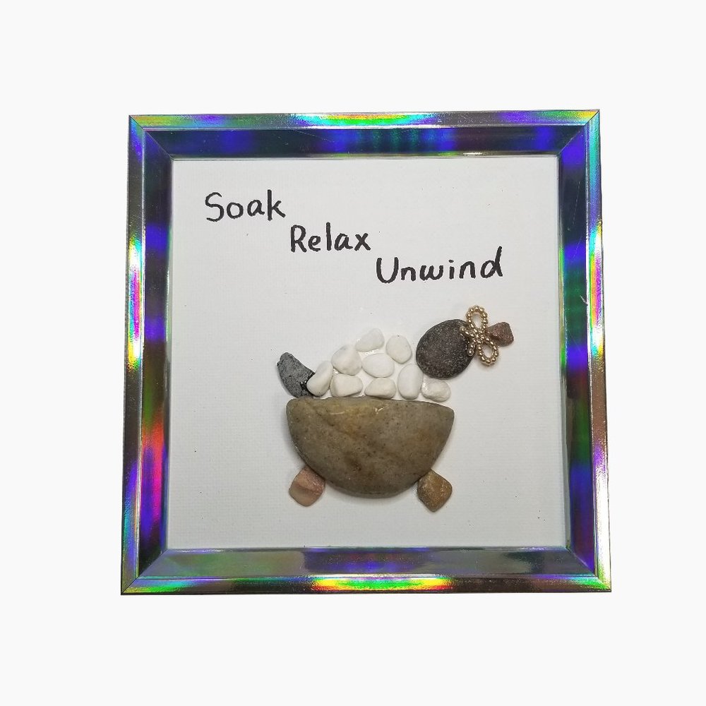 Pebble Art Picture - Bathroom